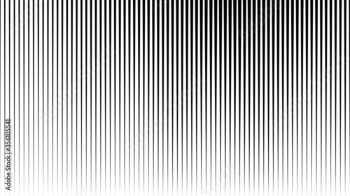 Abstract Black horizontal Striped Background . Vector