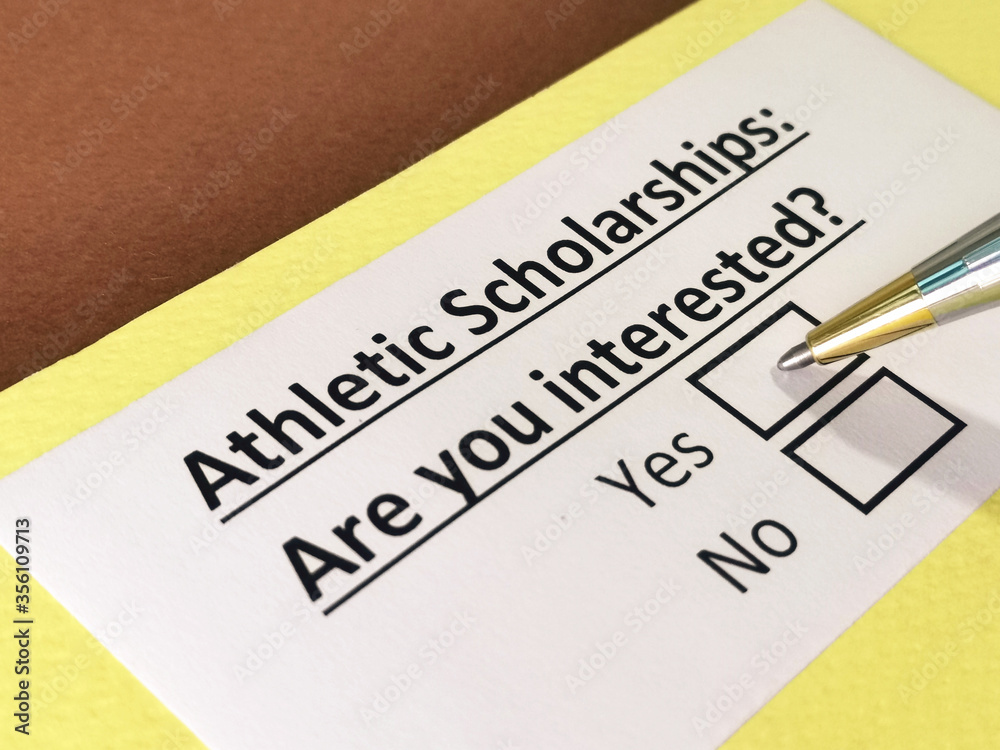 One person is answering question about atheletic scholarships.