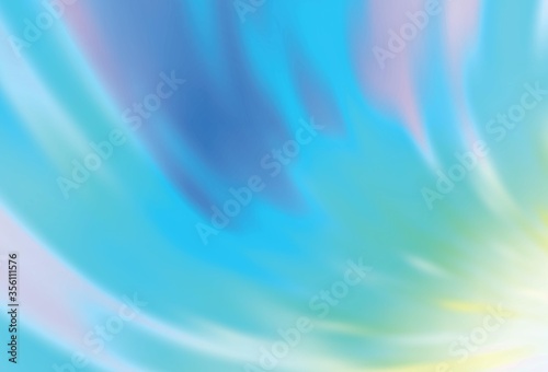 Light Blue, Green vector blurred shine abstract texture.