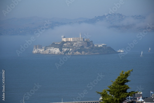 The Alcatraz Island in San Francisco USA 