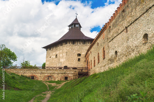 Old fortress in the village of Medzhibozh Ukraine preserved in its original form