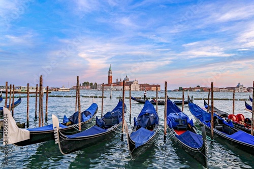 Gondolas in Venice, Italy © Adrienn