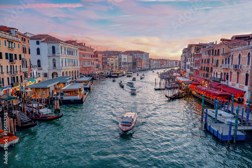 Sunset in Venice, Italy