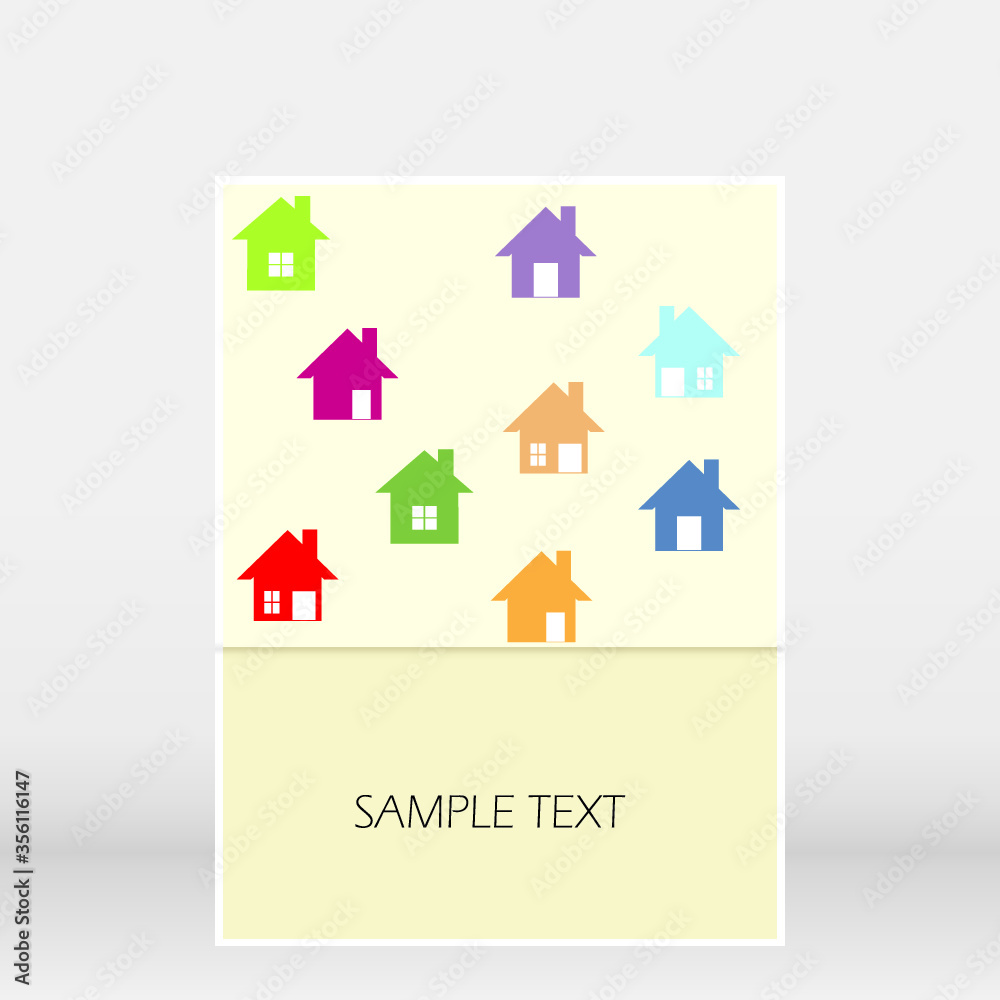 Brochure template design. Vector illustration