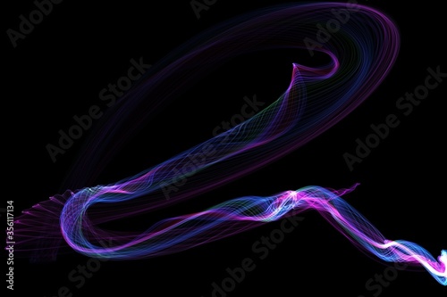 Cosmic abstract background. Colorful smoke, ink water, pattern universe. Abstract multi color flow of paint.