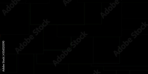 Dark Green vector background with rectangles. Abstract gradient illustration with colorful rectangles. Best design for your ad, poster, banner.
