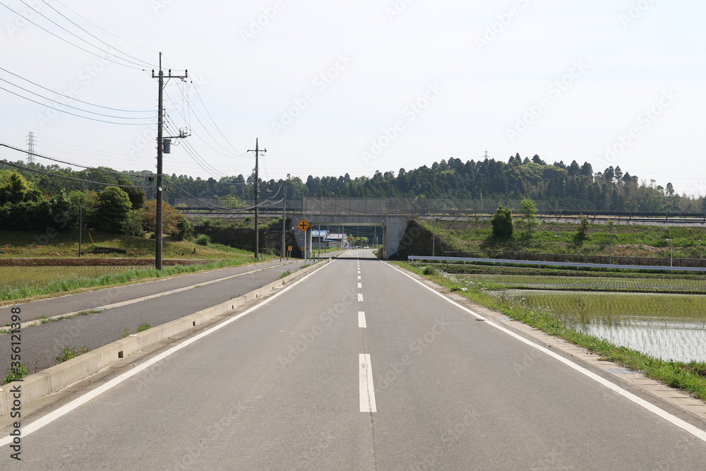 直線道路 直線道路