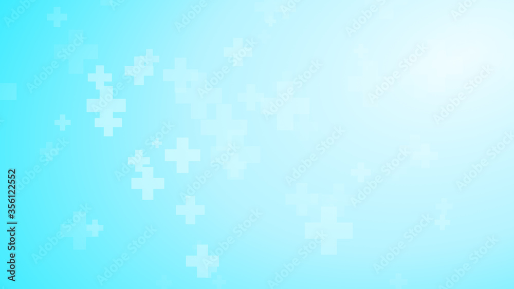 Medical health blue cross pattern background. Abstract healthcare technology and science concept. Medical health blue cross pattern background. Abstract healthcare technology and science concept.