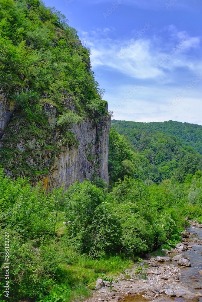 Karst landscape Sohodol Valley