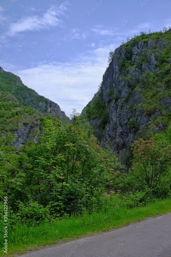 Karst landscape Sohodol Valley Karst landscape Sohodol Valley
