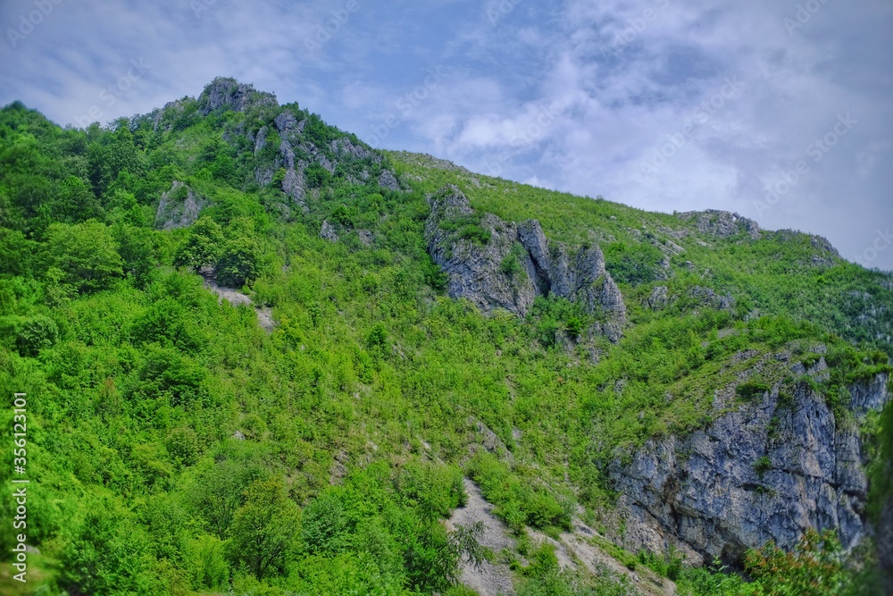 Karst landscape Sohodol Valley