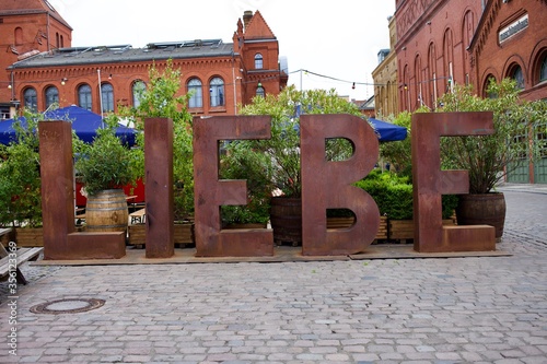Fototapeta Naklejka Na Ścianę i Meble -  The popular Kulturbrauerei in Berlin, full of events usually