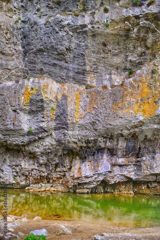 Karst landscape Sohodol Valley Karst landscape Sohodol Valley