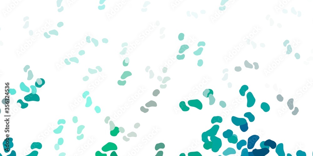 Light green vector pattern with abstract shapes. Light green vector pattern with abstract shapes.