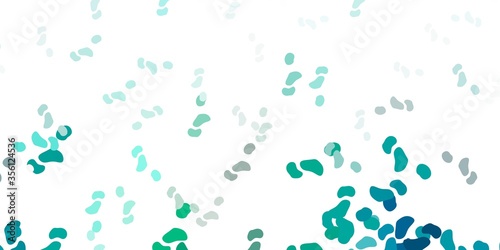 Light green vector pattern with abstract shapes.