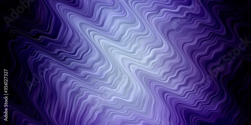 Dark Pink, Blue vector backdrop with circular arc. Colorful illustration, which consists of curves. Pattern for ads, commercials.