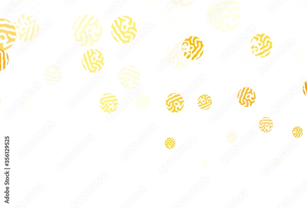 Light Orange vector background with spots. Light Orange vector background with spots.