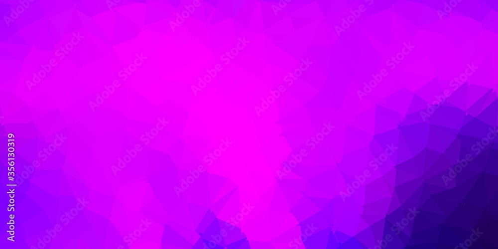 Light purple vector triangle mosaic pattern. Light purple vector triangle mosaic pattern.