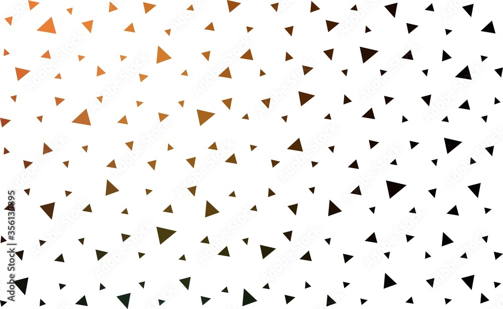 Dark Orange vector  polygonal template. A completely new color illustration in a polygonal style. Pattern for a brand book's backdrop.