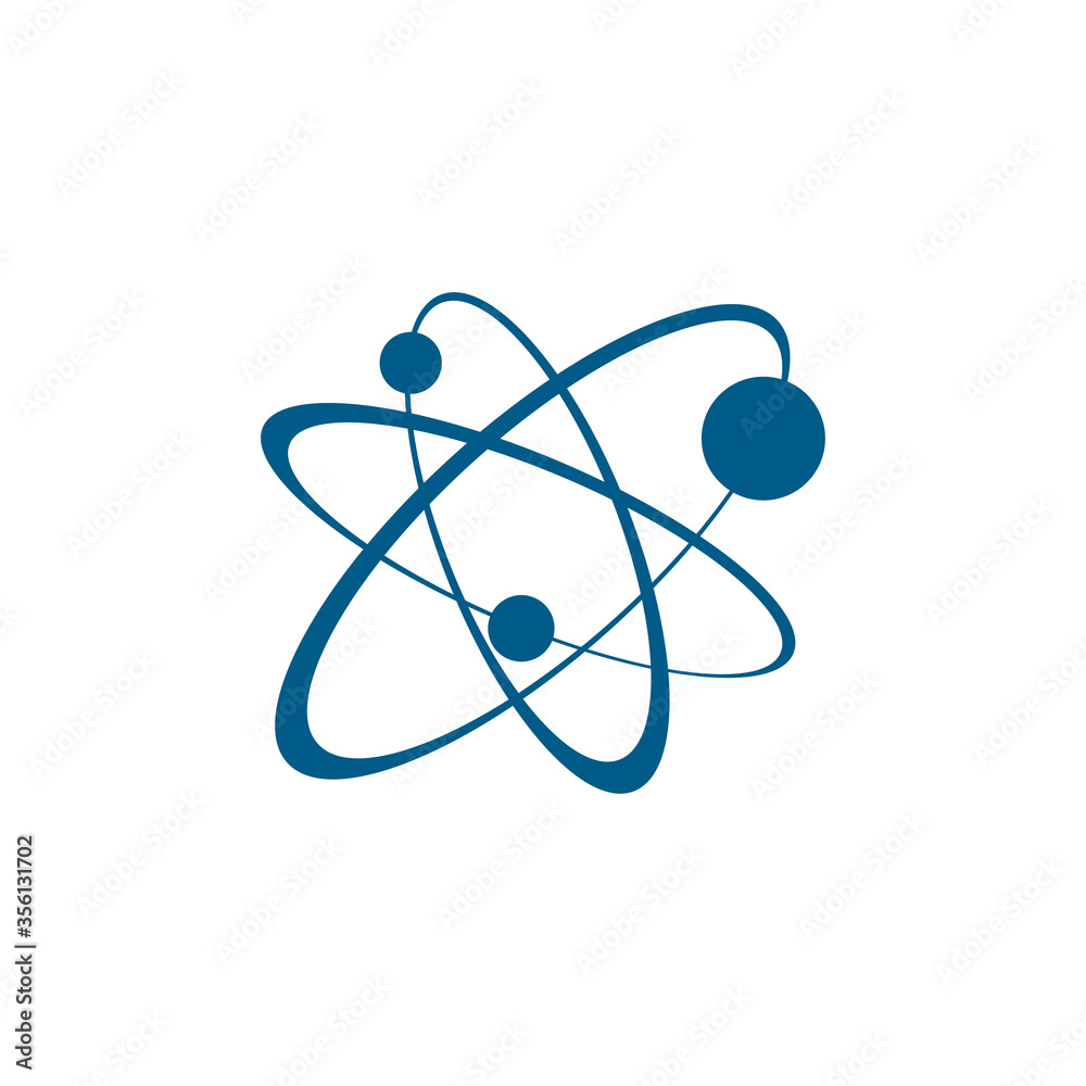 Galaxy Blue Icon On White Background. Blue Flat Style Vector Illustration Galaxy Blue Icon On White Background. Blue Flat Style Vector Illustration
