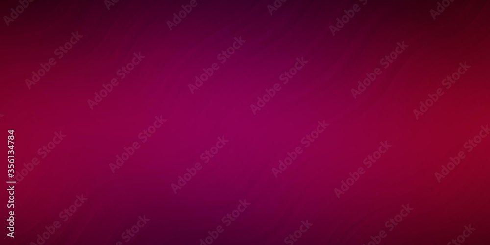 Dark Pink vector backdrop with curves. Colorful illustration, which consists of curves. Pattern for websites, landing pages.