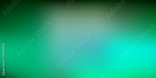 Light Green vector blur texture.