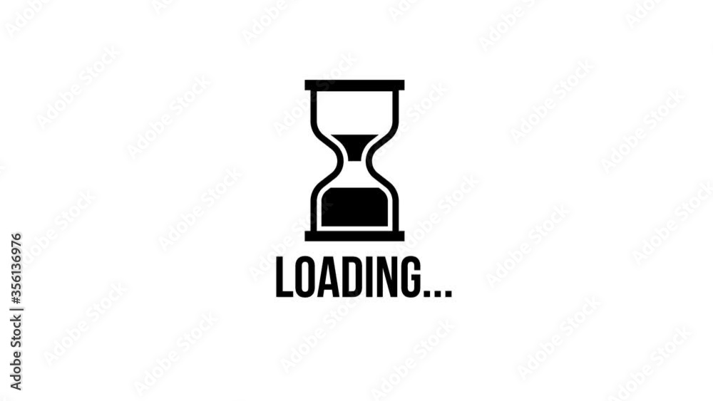 Hourglass Loading Cursor animation.loop animation.