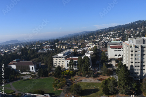 View of Berkeley and the Bay Area from the Sather Tower photo