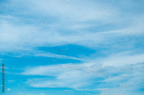 cloudy blue sky view sushine background