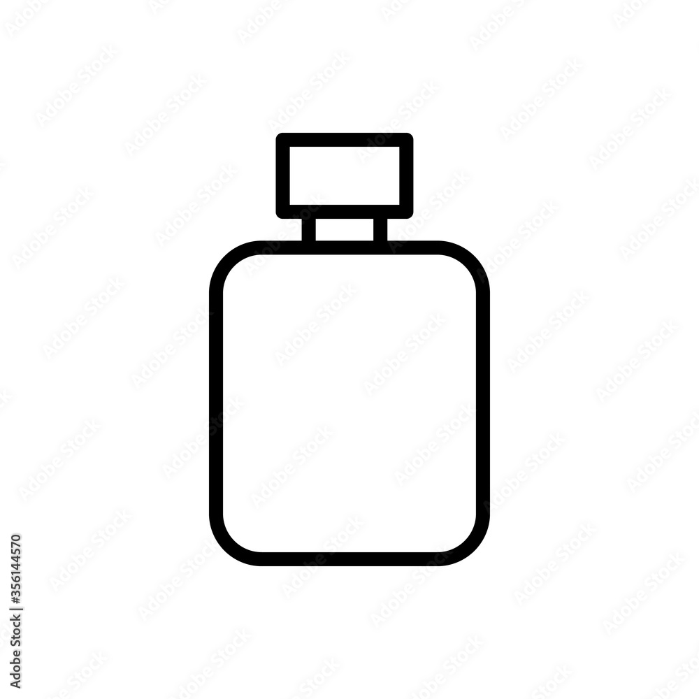 Flask, water icon. Simple line, outline vector elements of camping icons for ui and ux, website or mobile application Flask, water icon. Simple line, outline vector elements of camping icons for ui and ux, website or mobile application