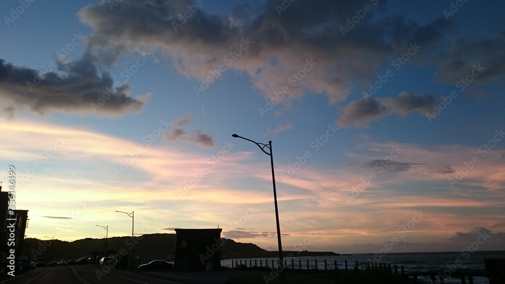 Four seasons sky series background Four seasons sky series background