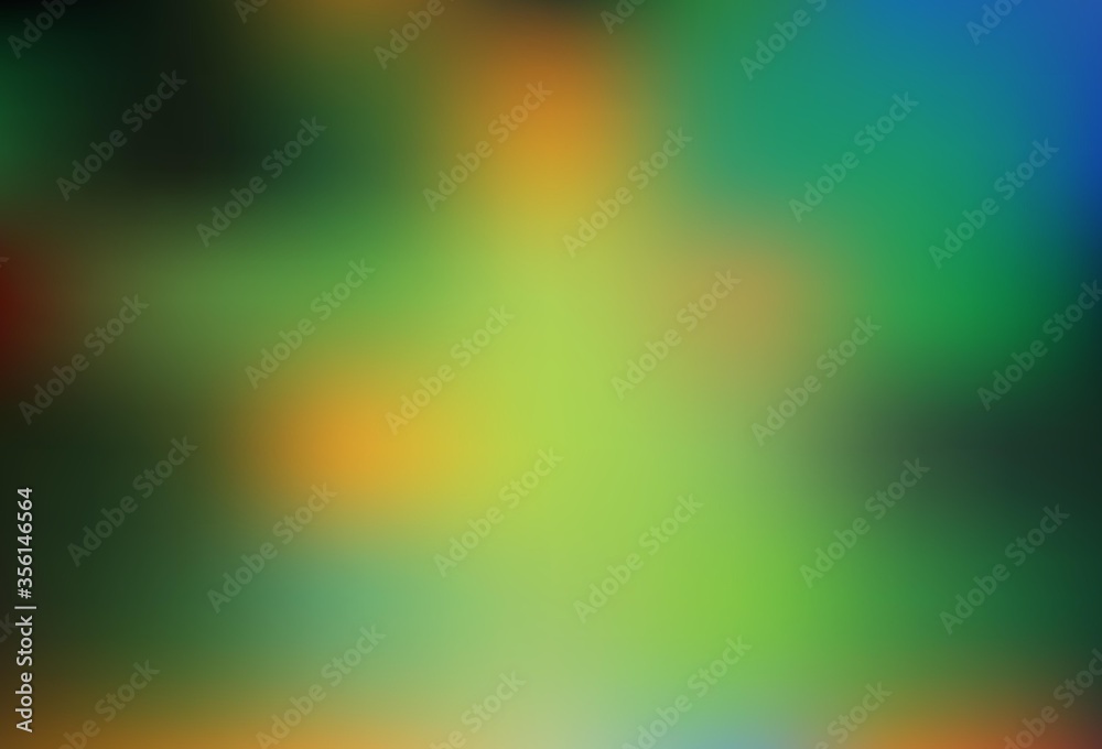 Obraz premium Light Green, Yellow vector glossy abstract layout.