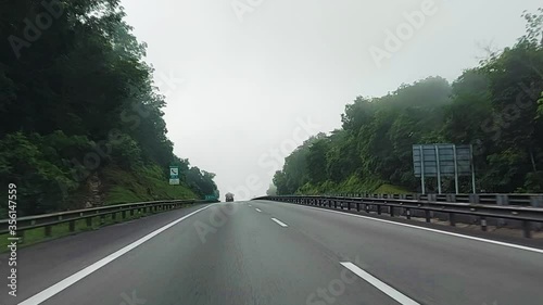 driving on highway