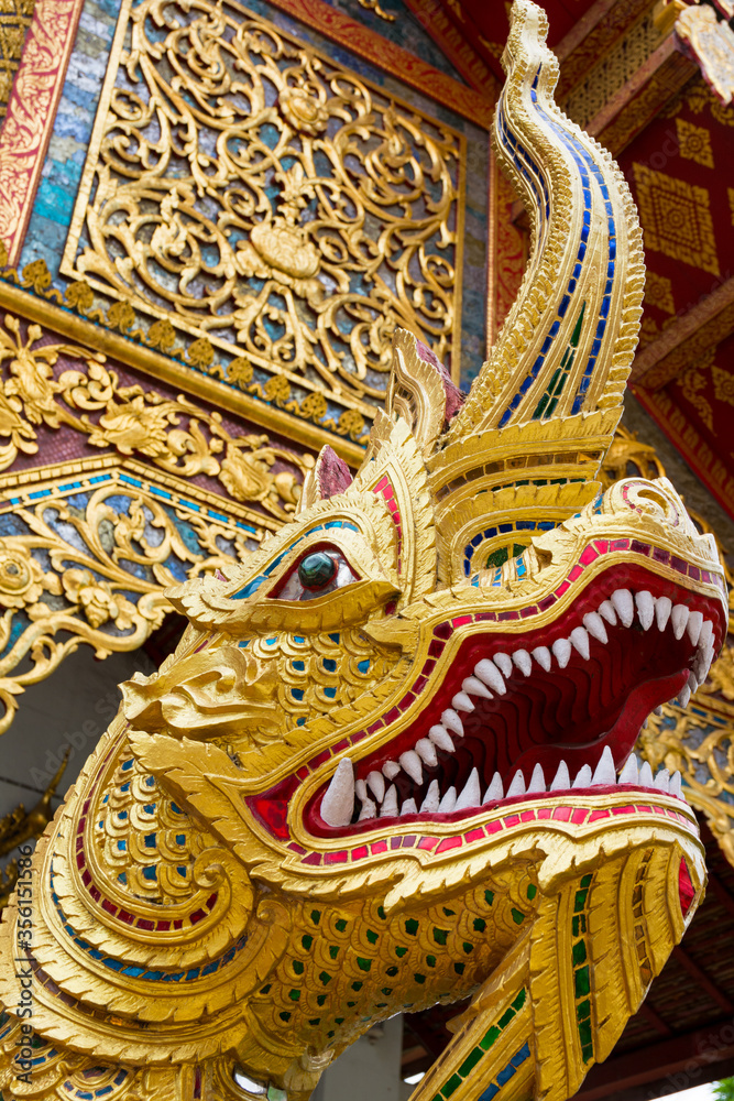 Wat Phra Singh in Chiang Mai Province, Thailand