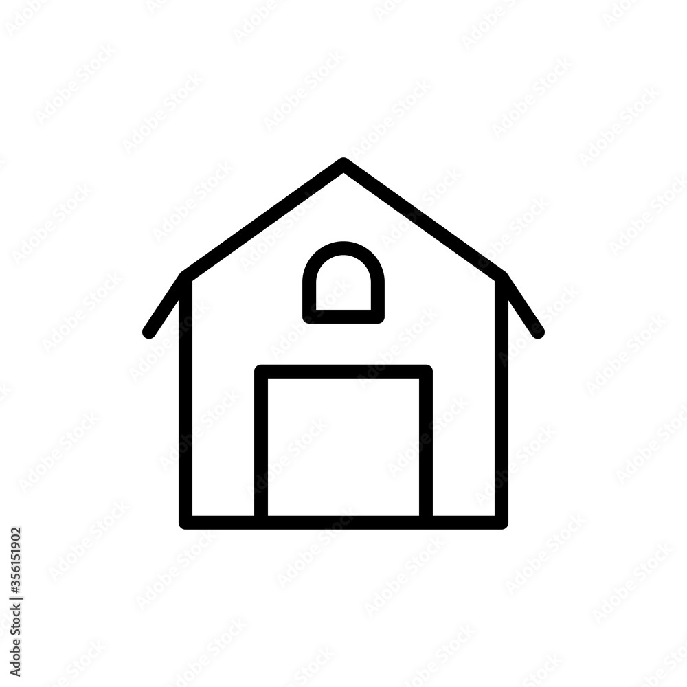 Farm, building, barn icon. Simple line, outline vector elements of agriculture icons for ui and ux, website or mobile application Farm, building, barn icon. Simple line, outline vector elements of agriculture icons for ui and ux, website or mobile application