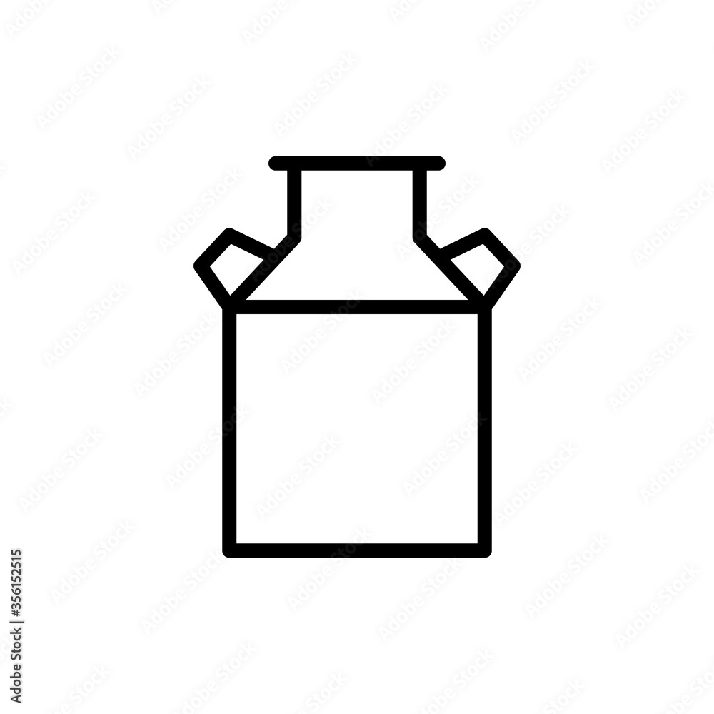 Milk, can icon. Simple line, outline vector elements of agriculture icons for ui and ux, website or mobile application Milk, can icon. Simple line, outline vector elements of agriculture icons for ui and ux, website or mobile application