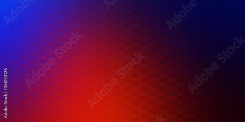 Light Blue, Red vector layout with lines, rectangles. Colorful illustration with gradient rectangles and squares. Pattern for commercials, ads.