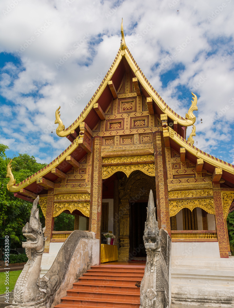 Wat Phra Singh in Chiang Mai Province, Thailand