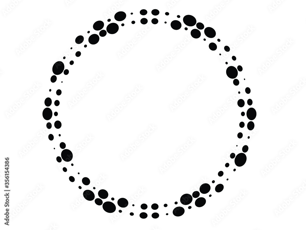 Radial halftone dots in Circle Form for comic books . fireworks Explosion background . Vector Illustration . Starburst
 round Logo . Circular Design element . Abstract Geometric star rays . Sunburst .