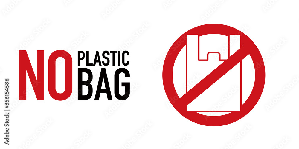 Vector icons of intent without plastic bags: プラスチックバッグを使わない意思表示のベクターアイコン Vector icons of intent without plastic bags: プラスチックバッグを使わない意思表示のベクターアイコン