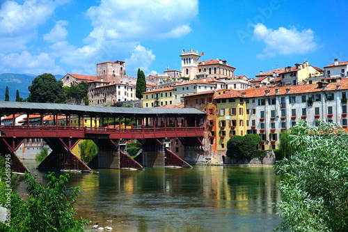 Bassano del Grappa is a city in northern Italy’s Veneto region, Italy. The Old Bridge also called the Bassano Bridge or Bridge of the Alpini is considered one of the most picturesque bridges in Italy