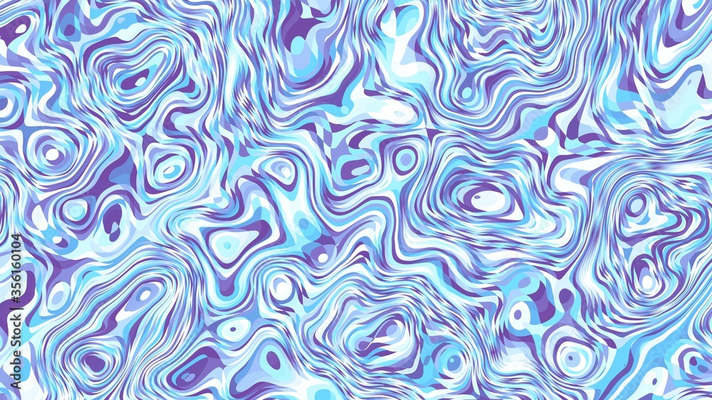 Fototapeta premium Wavy abstract futuristic background