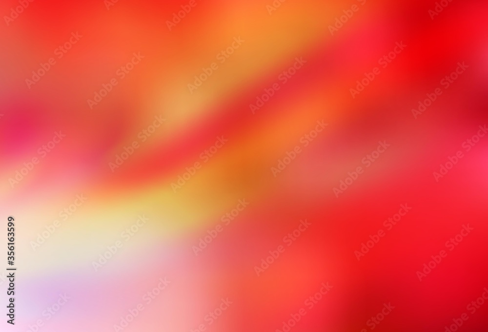 Light Red, Yellow vector glossy abstract backdrop. Light Red, Yellow vector glossy abstract backdrop.