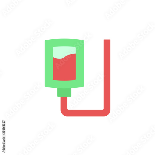 Blood donation alternative medicine icon. Simple color vector elements of alternative medicine icons for ui and ux, website or mobile application