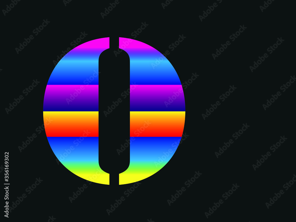 Capital letter O vector image Stock Vector | Adobe Stock