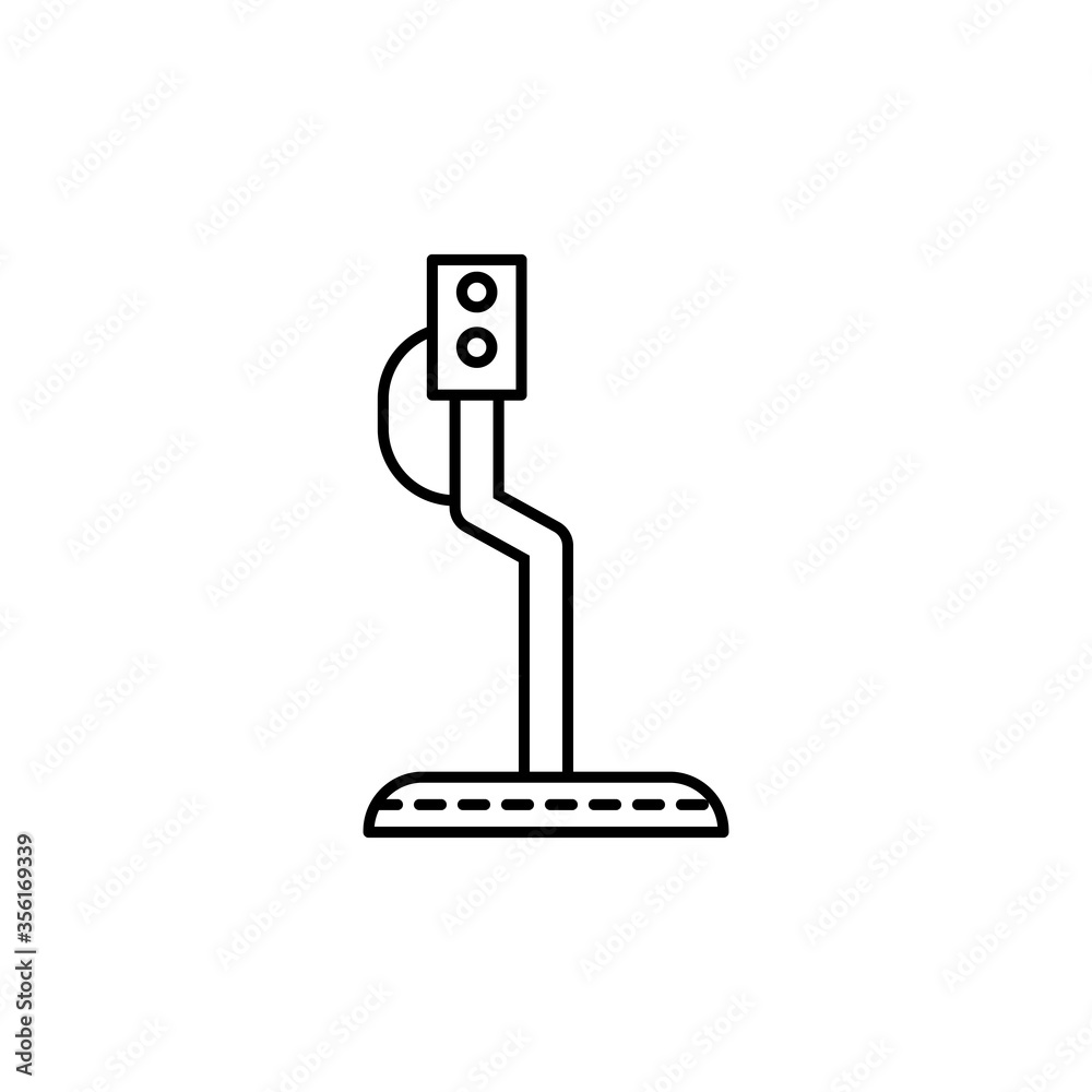 metal detector, tool icon. Simple line, outline vector elements of archeology for ui and ux, website or mobile application metal detector, tool icon. Simple line, outline vector elements of archeology for ui and ux, website or mobile application