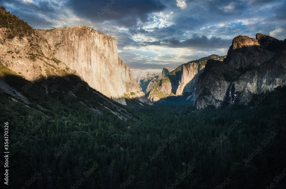 Sunrise at Yosemite Valley, California