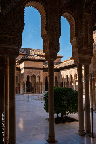 La Cour des Lions de l   Alhambra