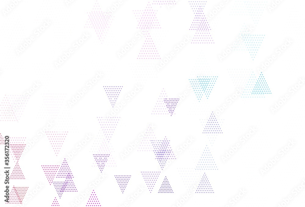 Light Blue, Red vector layout with lines, triangles. Light Blue, Red vector layout with lines, triangles.
