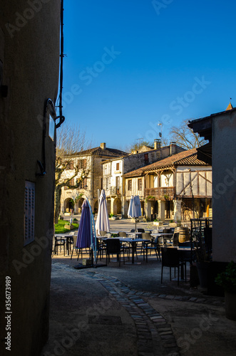 Fources is an original round Bastide in the Department of Gers, France